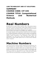 CIT335 SUMMARY.docx